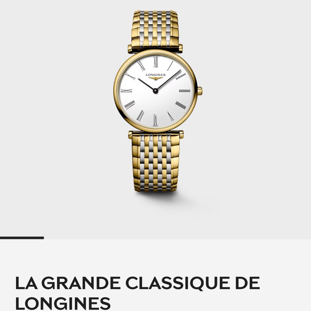 Longines La Grande Classique Gold and Silver Watch